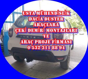 dacia duster araçlara çeki demiri montajları fiyatı maliyeti ankara ve araç proje firması ankara USTA MÜHENDİSLİK 05323118894