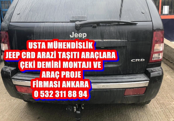 JEEP çeki Demiri MONTAJ VE PROJE FİRMASI USTA MÜHENDİLİK ANKARA 05323118894
