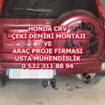Honda crv çeki demiri takma montajı ve araç proje firması usta mühendislik 05323118894