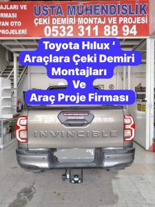 toyota hılux pıck up kamyonet araçkarÇeki demiri takma montajı ve araç proje firması 
usta mühendislik ankara ostimde 
055323118894